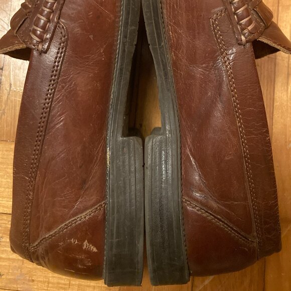 Max Harris Brown Leather Loafers - Picture 2 of 4